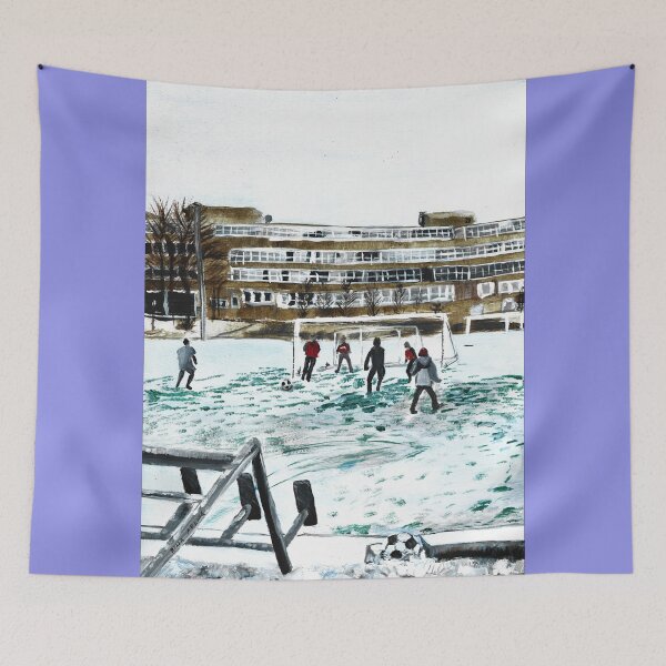 Item preview, Danmarksplass Football in Snow  designed and sold by Rina Arling.