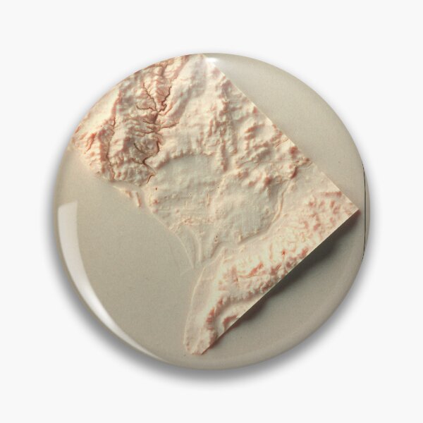 Item preview, Washington DC, USA Shaded Relief Map 3D digitally-rendered designed and sold by ThinkAboutMaps.