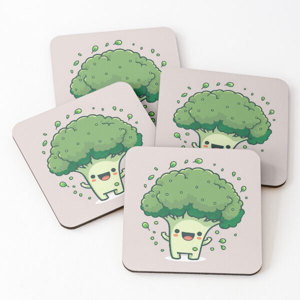 Item preview, Cute Smiling Broccoli designed and sold by AxeWave.