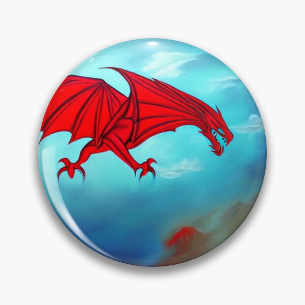 Item preview, Red Winged Dragon Drawing designed and sold by PlayDifferent ⭐⭐⭐⭐⭐.