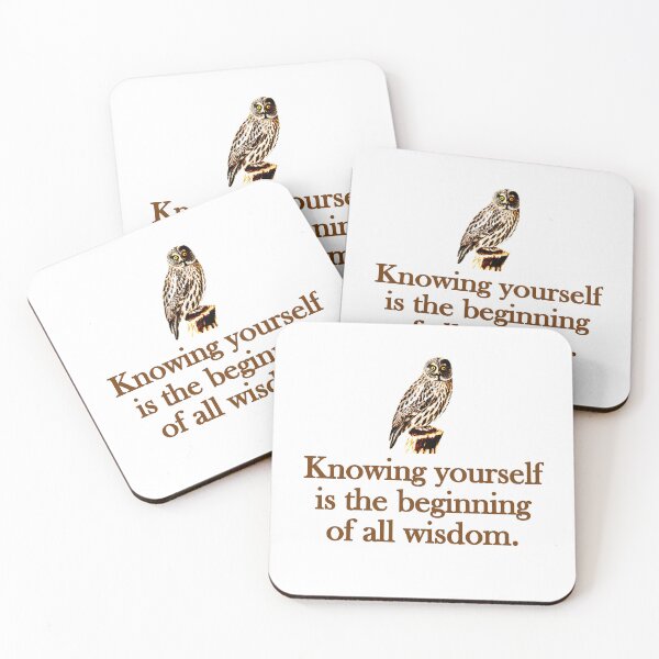 Item preview, Knowing Yourself Is The Beginning designed and sold by CrankyOldDude.
