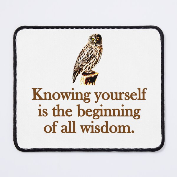 Item preview, Knowing Yourself Is The Beginning designed and sold by CrankyOldDude.