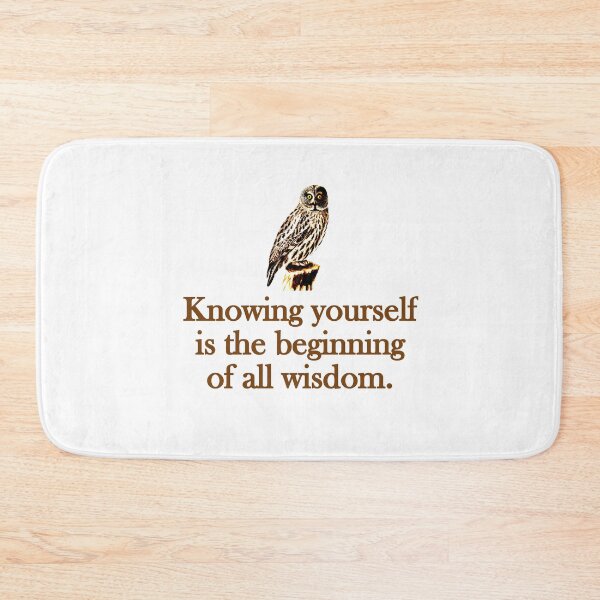 Item preview, Knowing Yourself Is The Beginning designed and sold by CrankyOldDude.