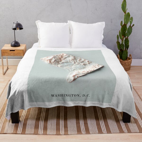 Item preview, Washington DC, USA Shaded Relief Map 3D digitally-rendered designed and sold by ThinkAboutMaps.