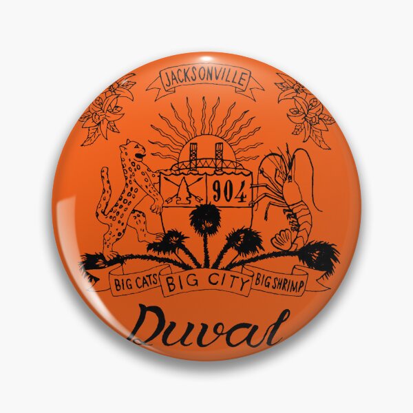 Item preview, Duval Crest Black Lettering on Orange  designed and sold by DuvalCrest.