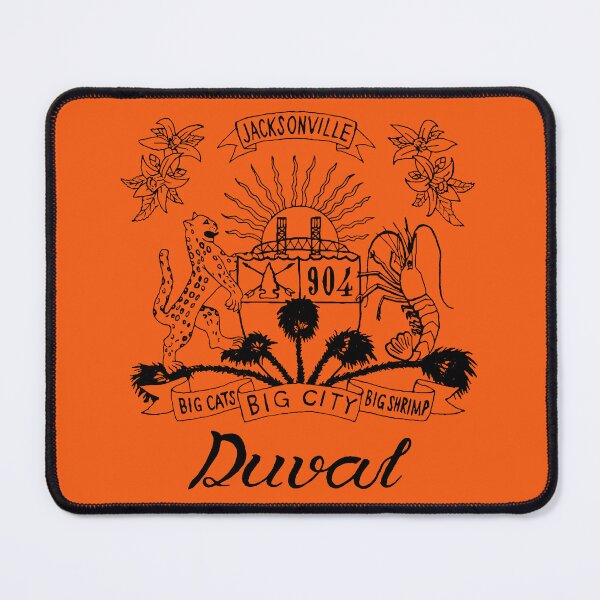 Item preview, Duval Crest Black Lettering on Orange designed and sold by DuvalCrest.