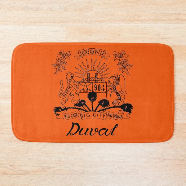 Item preview, Duval Crest Black Lettering on Orange  designed and sold by DuvalCrest.