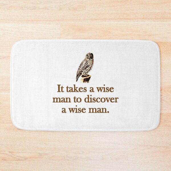 Item preview, It Takes A Wise Man designed and sold by CrankyOldDude.