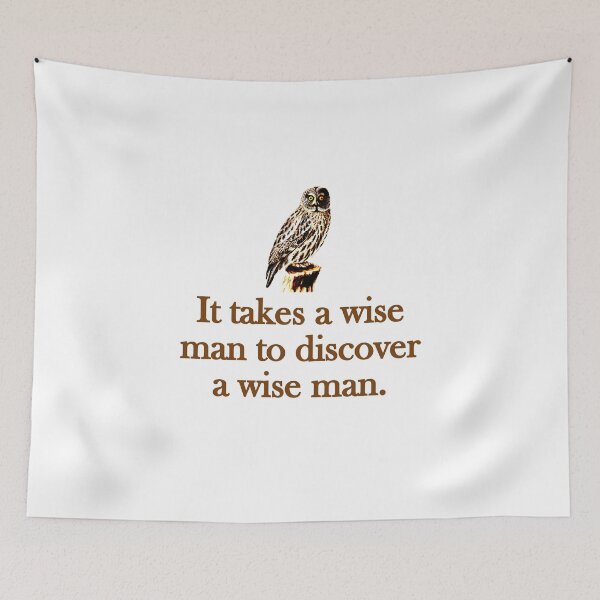 Item preview, It Takes A Wise Man designed and sold by CrankyOldDude.
