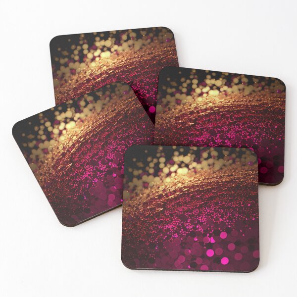 Item preview, Sparkling Gold & Magenta Inspired by the Glamour of Luxury Gold Dust designed and sold by HiArtify ❤️.