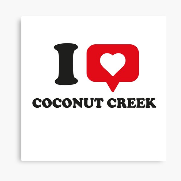 Item preview, I Love Coconut Creek, I Heart Coconut Creek, Hometown Coconut Creek, Florida designed and sold by Danylo Mikhnievych.