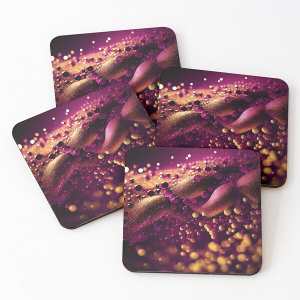 Item preview, Sparkling Gold & Magenta Inspired by the Glamour of Luxury Gold Dust designed and sold by HiArtify ❤️.