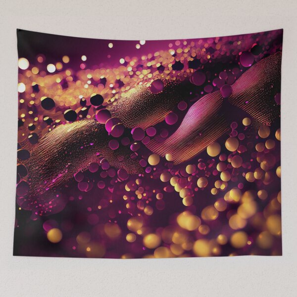 Item preview, Sparkling Gold & Magenta Inspired by the Glamour of Luxury Gold Dust designed and sold by HiArtify ❤️.