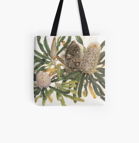 Banksia serrata All Over Print Tote Bag