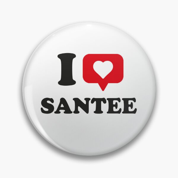 Artikelvorschau, Ich liebe Santee, ich liebe Santee, Heimatstadt Santee, Kalifornien entworfen und verkauft von Danylo Mikhnievych.