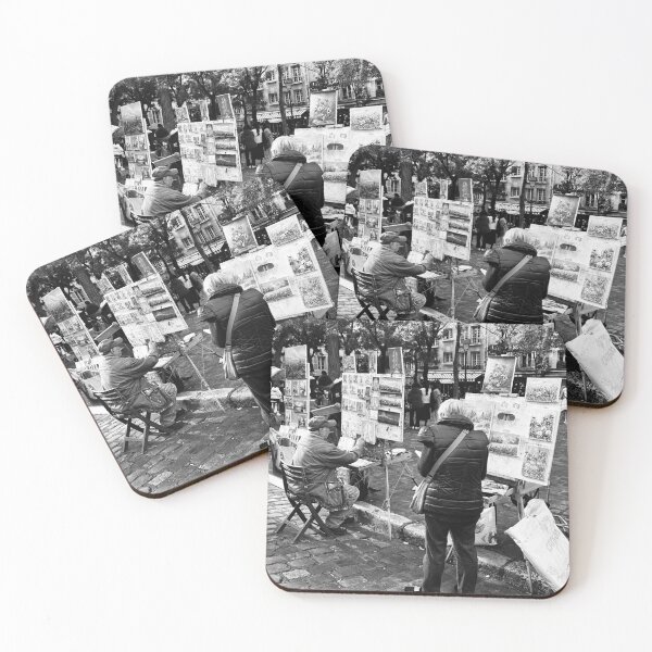 Item preview, Artists at work in Montmartre - Paris, France designed and sold by Matthew Colvin de Valle.