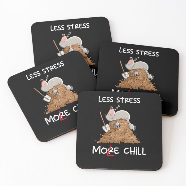 Item preview, Less Stress More Chill Mole  designed and sold by modartis.