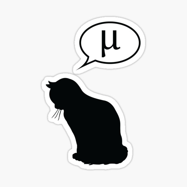 Artikel-Vorschau von Physik-Katze und Reibungskoeffizient, designt und verkauft von ScienceCorner.