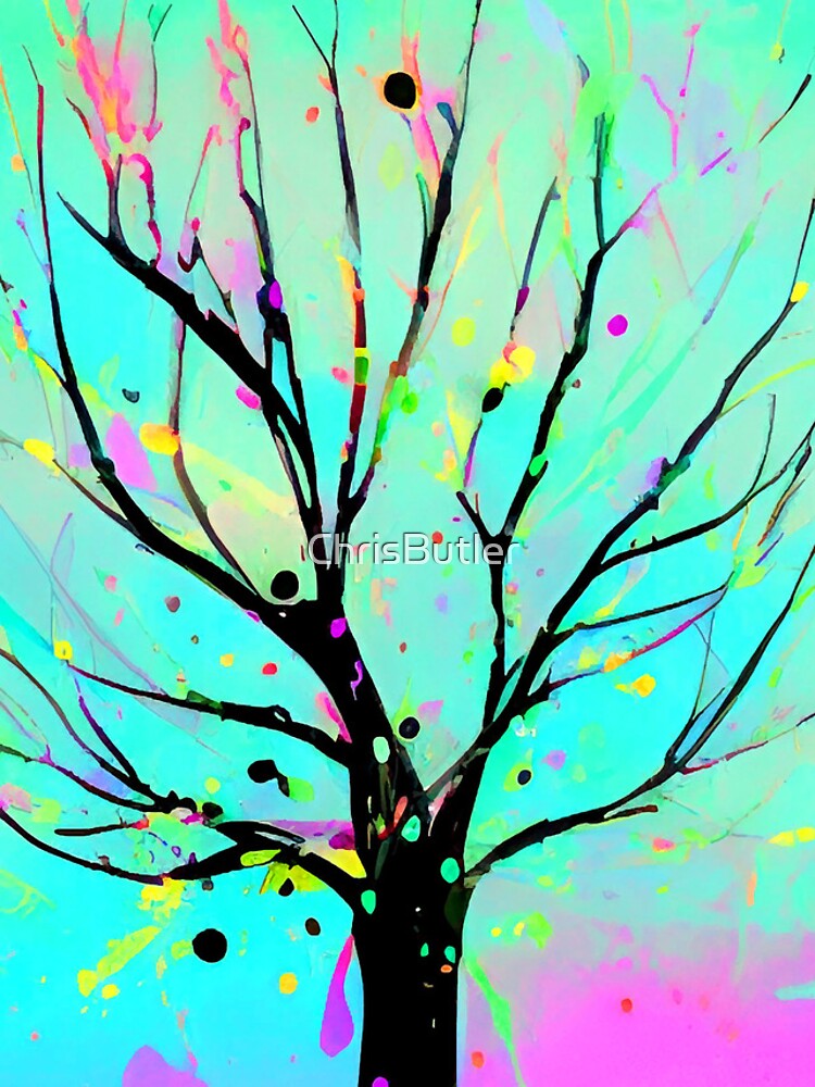Thumbnail 4 of 4, iPhone Case, Abstract Tree 6 designed and sold by ChrisButler.