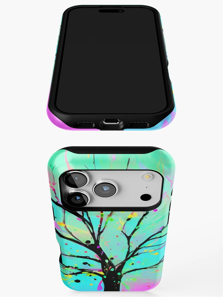 Thumbnail 3 of 4, iPhone Case, Abstract Tree 6 designed and sold by ChrisButler.
