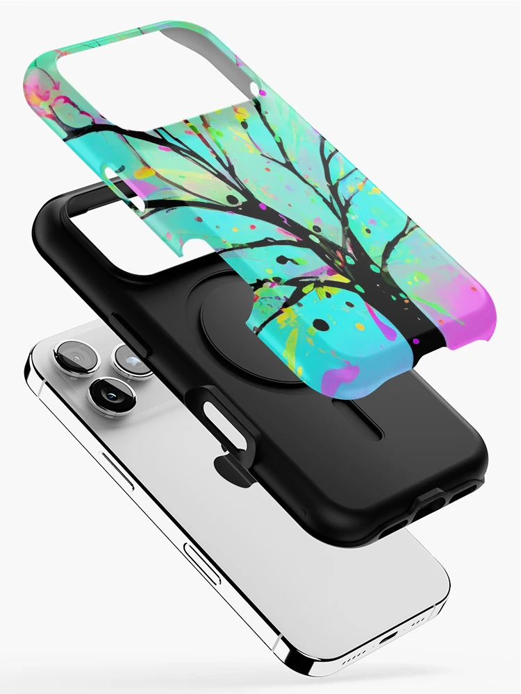 Thumbnail 2 of 4, iPhone Case, Abstract Tree 6 designed and sold by ChrisButler.