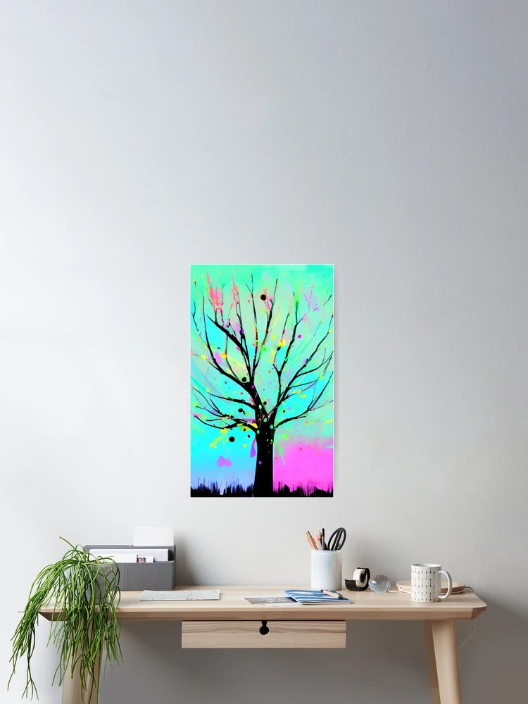 Thumbnail 2 of 3, Poster, Abstract Tree 6 designed and sold by ChrisButler.