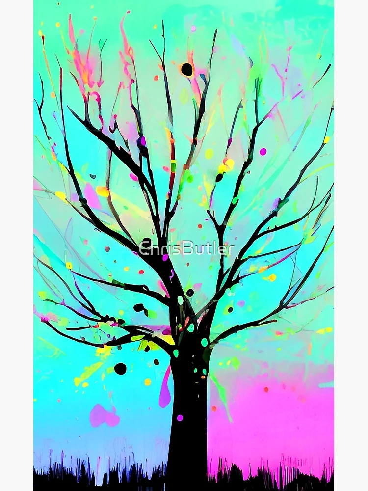 Thumbnail 3 of 3, Poster, Abstract Tree 6 designed and sold by ChrisButler.