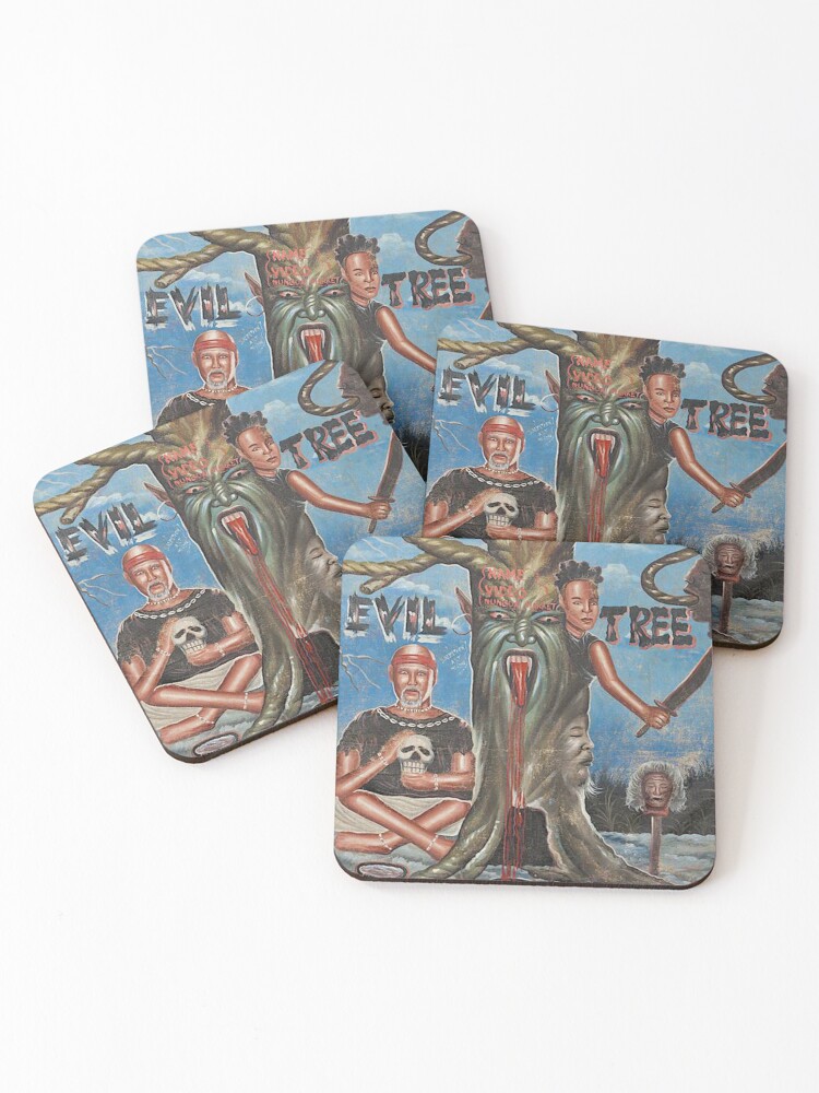 Thumbnail 1 of 5, Coasters (Set of 4), Evil Tree designed and sold by CtlAltDel.