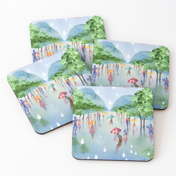 Item preview, Beautiful Rain in the Summer designed and sold by ZiZiStyle.