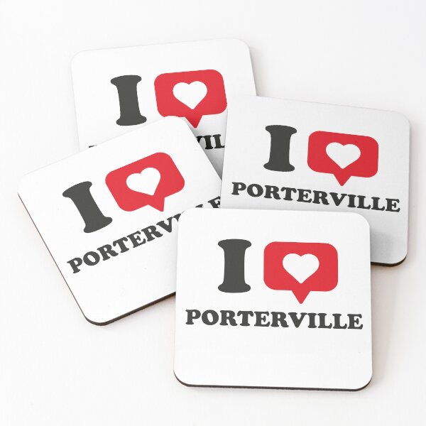 Item preview, I Love Porterville, I Heart Porterville, Hometown Porterville, California designed and sold by Danylo Mikhnievych.