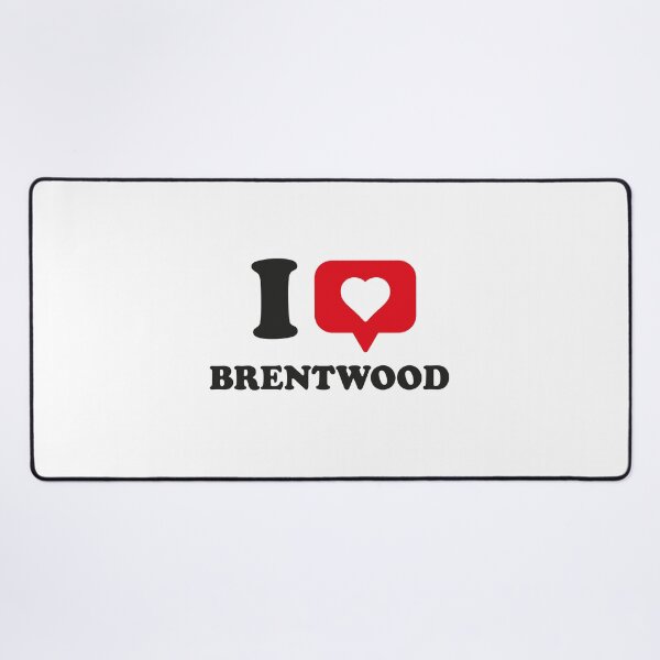 Item preview, I Love Brentwood, I Heart Brentwood, Hometown Brentwood, California designed and sold by Danylo Mikhnievych.