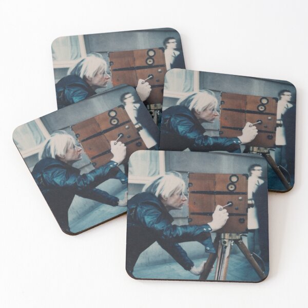 Item preview, Andy Warhol con cámara Vintage 1907, 1971 - Impresión fotográfica designed and sold by HoneymoonHotel.