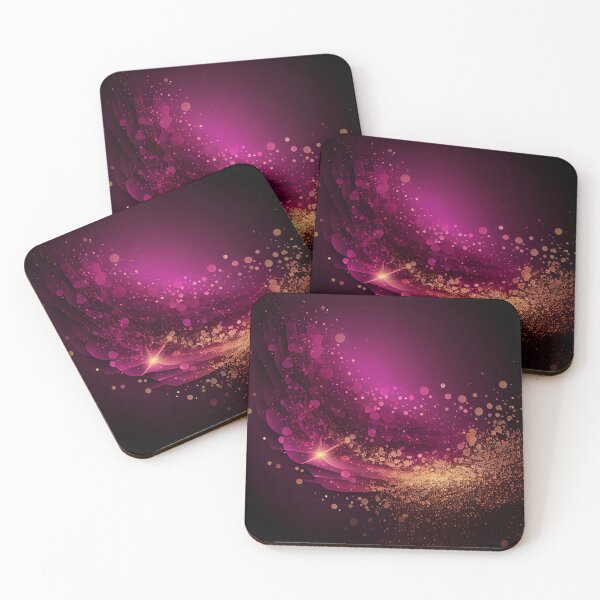 Item preview, Sparkling Gold & Magenta Inspired by the Glamour of Luxury Gold Dust designed and sold by HiArtify ❤️.