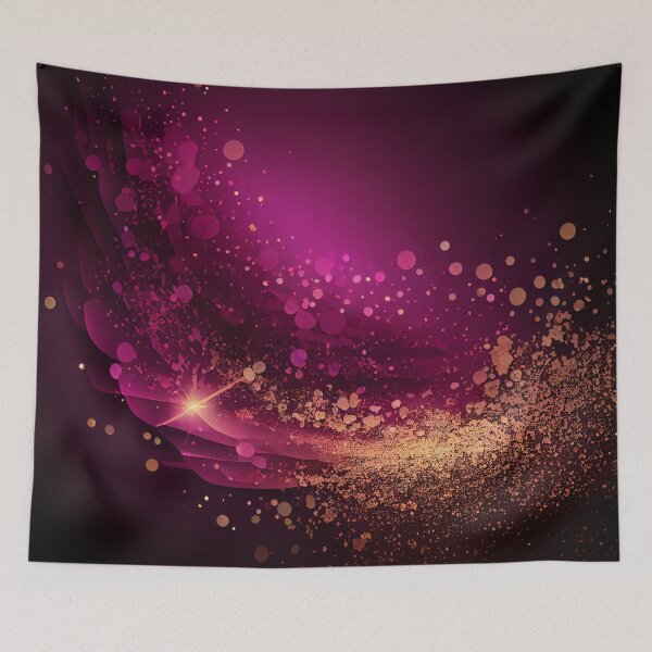 Item preview, Sparkling Gold & Magenta Inspired by the Glamour of Luxury Gold Dust designed and sold by HiArtify ❤️.