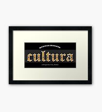 Cultura - Culture Framed Print