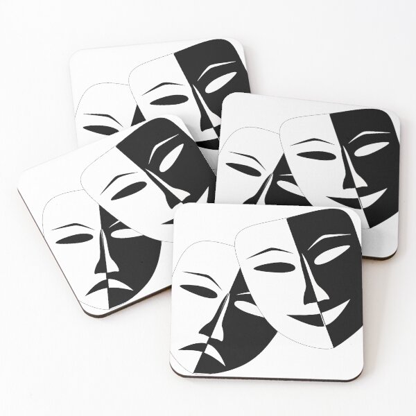 Item preview, Comedy and Tragedy,  designed and sold by How67.