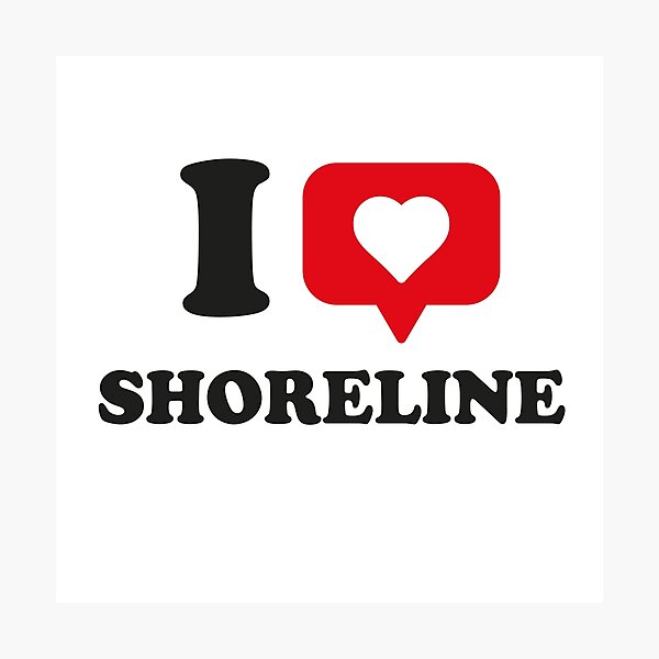 Item preview, I Love Shoreline, I Heart Shoreline, Hometown Shoreline, Washington designed and sold by Danylo Mikhnievych.