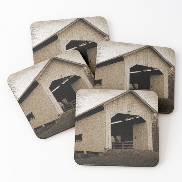 Item preview, Oregon Covered Bridge In Sepia designed and sold by KirtTisdale.
