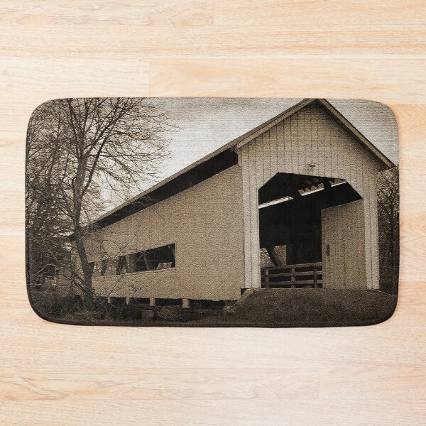 Item preview, Oregon Covered Bridge In Sepia designed and sold by KirtTisdale.