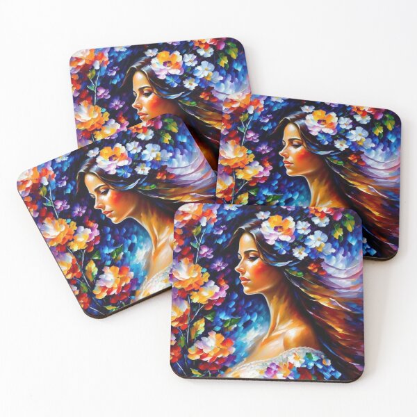 Item preview, Flower Women Digital Art designed and sold by ArtsyWishesShop.