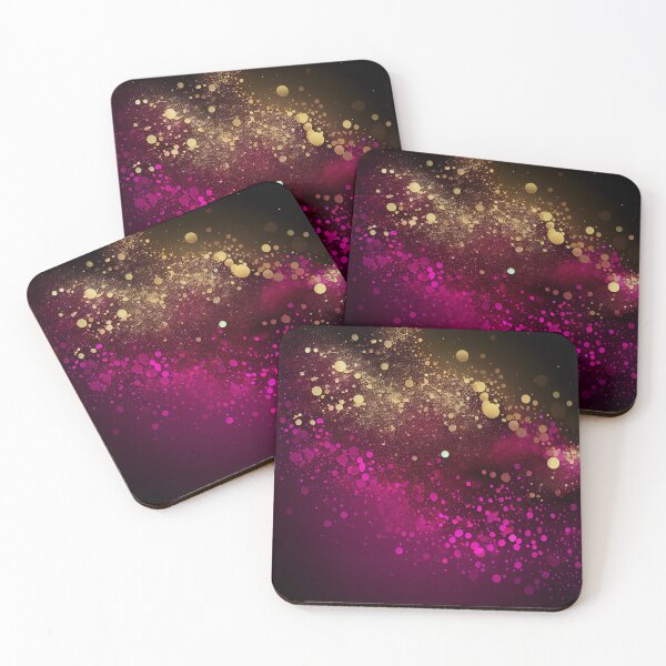 Item preview, Sparkling Gold & Magenta Inspired by the Glamour of Luxury Gold Dust designed and sold by HiArtify ❤️.