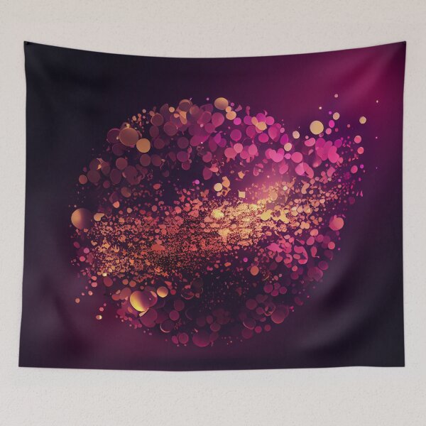 Item preview, Sparkling Gold & Magenta Inspired by the Glamour of Luxury Gold Dust designed and sold by HiArtify ❤️.