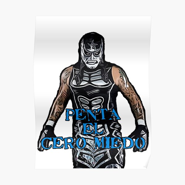 "Penta El Cero Zero Miedo Pentagon Jr AEW AAA Pro Wrestling Digital Art