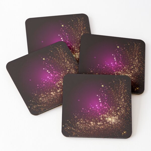 Item preview, Sparkling Gold & Magenta Inspired by the Glamour of Luxury Gold Dust designed and sold by HiArtify ❤️.