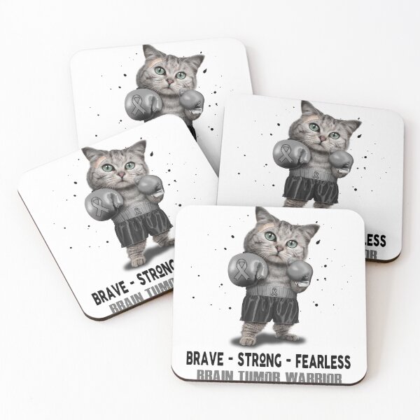 Item preview, Brain Tumor Warrior - BRAVE STRONG FEARLESS designed and sold by Berriosly.