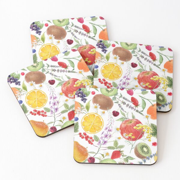 Item preview, Summer Fruit and Herb Pattern designed and sold by silviaol.