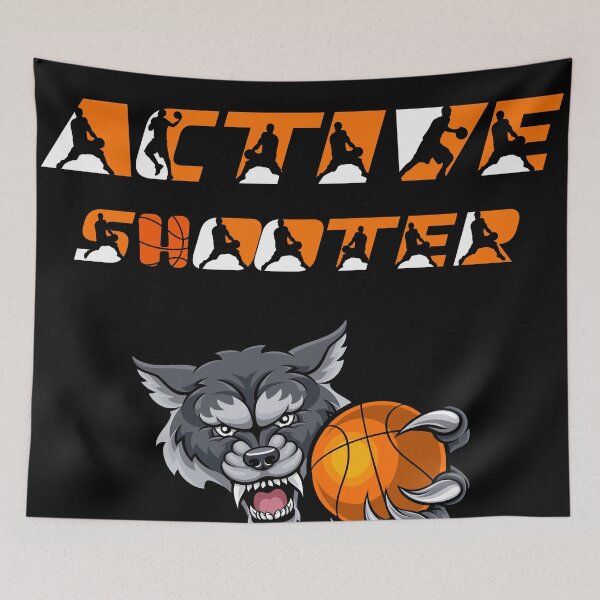 Item preview, active shooter basketball  designed and sold by Awab-Store.