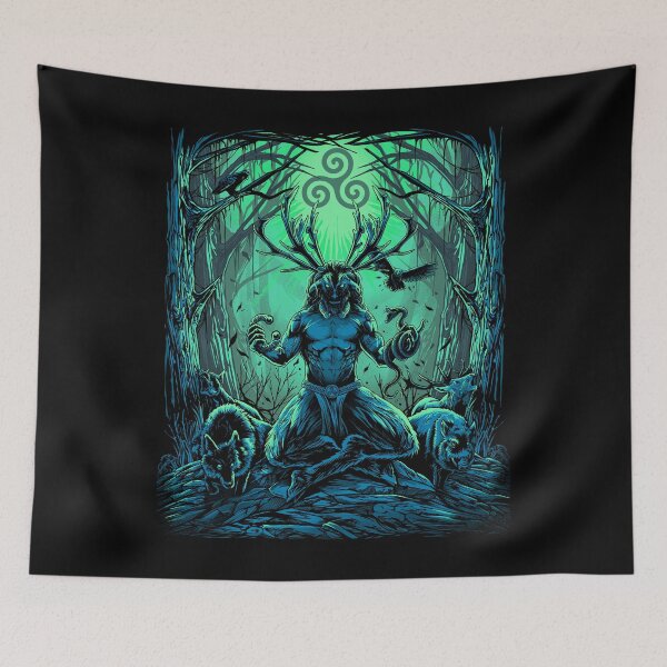 Item preview, Cernunnos Irish Pagan Celtic Mythology Folklore God designed and sold by BluePagan.