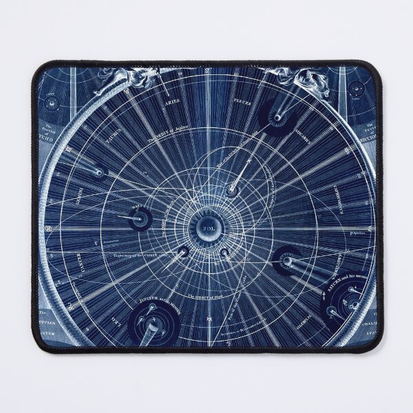 Item preview, Celestial Map of the Universe Antique map of the Solar System designed and sold by Glimmersmith.