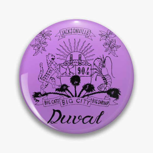 Item preview, Duval Crest Black Lettering on Purple designed and sold by DuvalCrest.